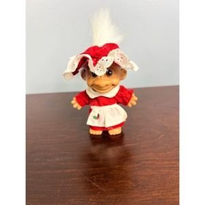 Vintage Russ Troll mrs. Claus doll